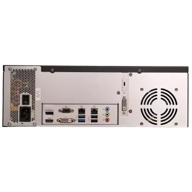 EXACQ - Q SERIES HYBRID SERVER, 8 ANALOG & 4 IP CAMERA LICENSES, 2TB, LINUX