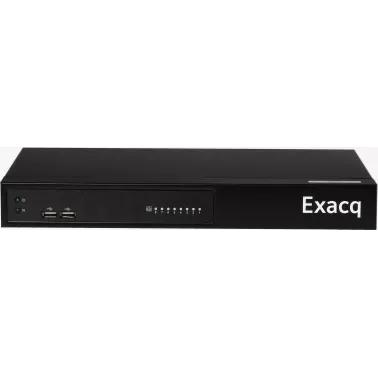 EXACQ - G-SERIES DESKTOP POE RECORDER WITH 8 POE+ IP CAMERA PORTS, 4IP CAMERA LICENSES, 4TB, LINUX