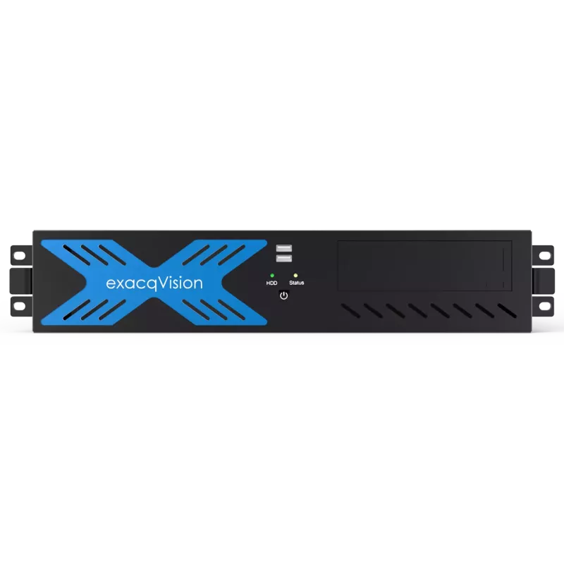 Exacq  - 2U A-SERIES IP SERVER, Licencja dla 4 kamer IP, HDD 2TB (max 36 TB) , WINDOWS