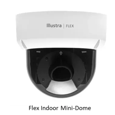 IFS02-D12-ITA4 - Camera Illustra Flex Gen4 2MP MiniDome, 2.7-13.5mm, IP67, IK10, True DN No IR, True WDR