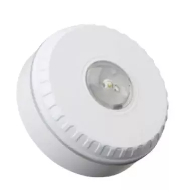 812022FULL-0182X Solista LX Ceiling LED Beacon - Red Flash - White Housing