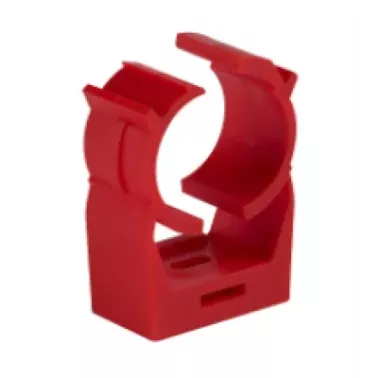 JC004-25 Pipe Clip 25-27mm RED -  MOQ 10